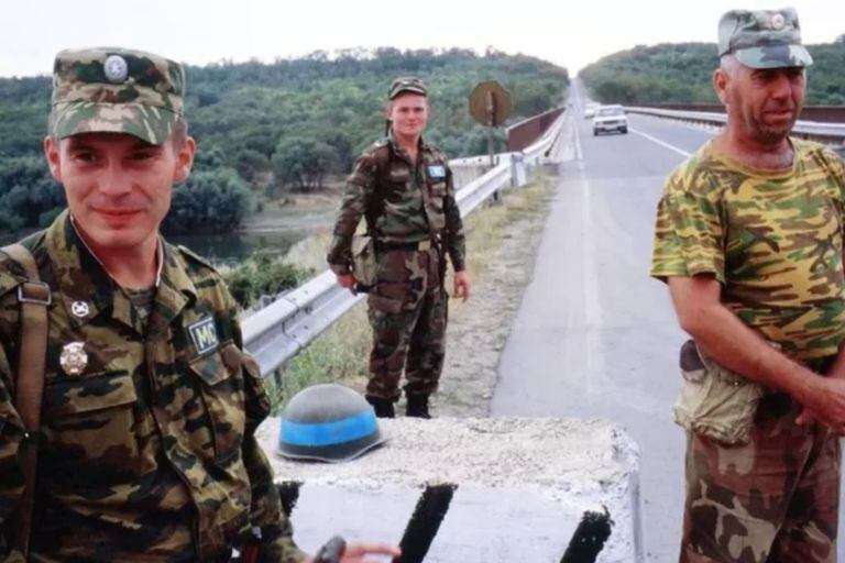 En la zona de seguridad en Transnistria hay soldados rusos, moldavos y de Transnistria