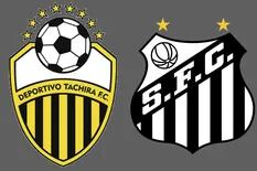 Deportivo Táchira - Santos: horario, TV y formaciones del partido de ida de los octavos de final de la Copa Sudamericana
