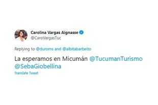 La respuesta de Carolina Vargas Aignasse, ministra de Gobierno y Justicia de Tucumán