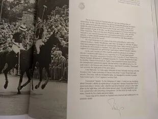 La carta del príncipe Felipe para el libro "Pasión y Gloria", de Luisa Miguens