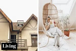 Una instagrammer reformó el altillo de su casa estilo inglés y le sumó 45m2 útiles