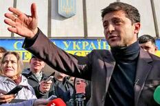 Interpretaba a un presidente y ahora es el candidato a la presidencia de Ucrania