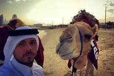 La selfie que se sacó un tricampeón de Grand Slam con un camello