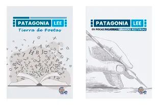 Portadas de dos de las antologías de Patagonia Lee