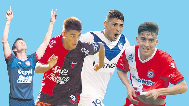 Soldano, Leguizamón, Romero y González, los goleadores que vienen