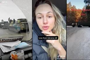 Cómo se vive la guerra en las calles de Ucrania con las cámaras de TikTok