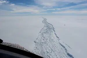 En fotos: las imágenes del iceberg que se desprendió en la Antártida