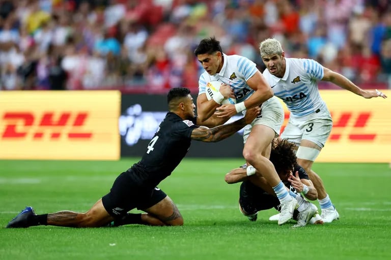 Pumas 7s lost to New Zealand in the Singapore Sevens final