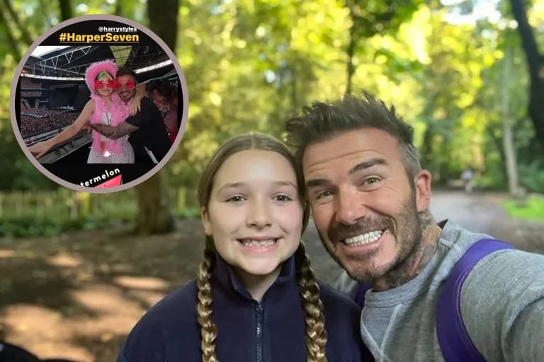 David Beckham took his 11-year-old daughter to Harry Styles’ party and everything was sung: ‘Amazing’