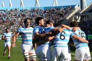 Una escena repetida en San Juan: la euforia del rugby
