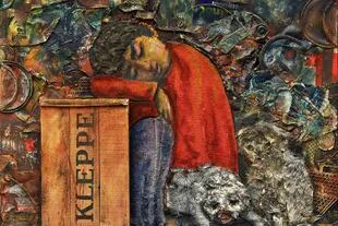 "Juanito dormido", de Berni, se convirtió con su venta en US$441 mil en la obra más cara de la saga de este personaje del pintor argentino