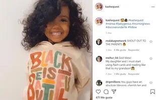 Los padres de Kashe le crearon una cuenta de Instagram, donde recibe gran apoyo luego de que se diera a conocer su extraordinario caso