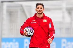 Lucas Alario jugó en 33 partidos con Leverkusen en la temporada pasada, pero pocos minutos