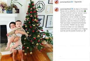 El posteo de Juana Repetto sobre Navidad (Foto: Captura Instagram/@juanarepettook)