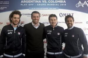 Copa Davis: antes enfrentados, Gaudio y Coria anunciaron el equipo ante Colombia