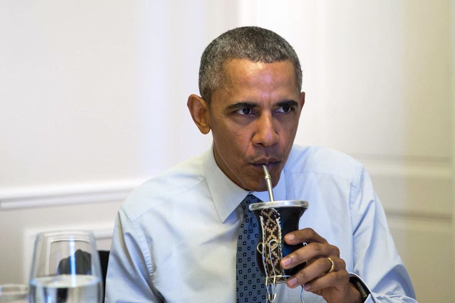 Obama dijo en conferencia de prensa con Macri que pensaba llevarse algunos paquetes de yerba a Estados Unidos.