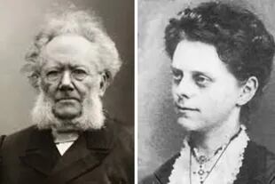 Henrik Ibsen y Laura Kieler Petersen, ella fue su admiradora literaria, después su amiga y finalmente sintió que el autor la traicionó al inspirarse en su propia tragedia.
