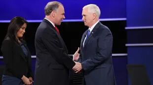 Los hombres del debate estadounidense: Mike Pence y Tim Kaine