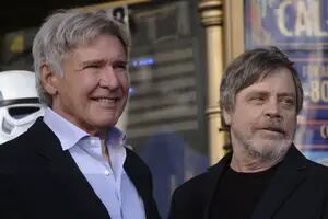 Harrison Ford recordó a Carrie Fisher en un homenaje a su compañero Mark Hamill