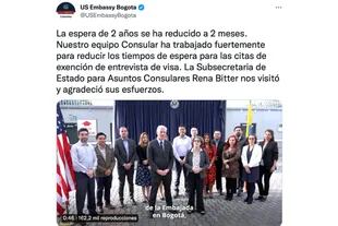 Embassy of bogota announces changes to united states visas
