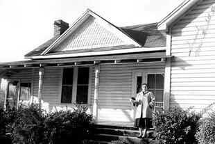 La casa donde vivían los Hodges, en Sylacauga, Alabama, atrajo mucha atención del público en esa época