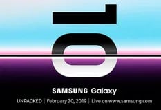 Samsung presentará su teléfono móvil Galaxy S10 el 20 de febrero