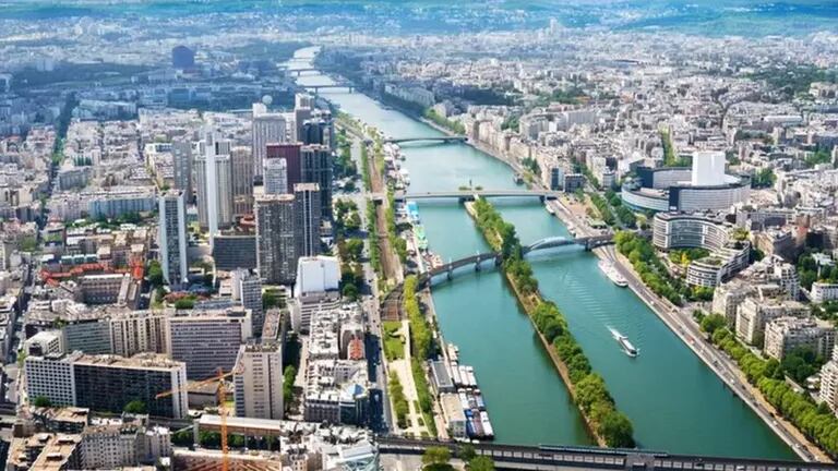 La Isla de los Cisnes en París se creó a principios del siglo XIX para proteger los puentes de la ciudad