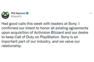 El anuncio de Phil Spencer sobre Call of Duty
