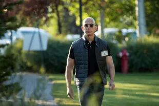 Bezos en Sun Valley en 2017
