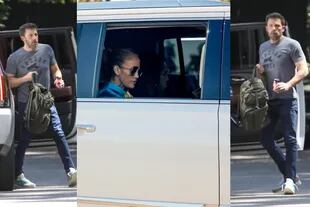 Ben Affleck después de verse con Jennifer Lopez en Los Angeles