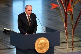 Yan Rachinsky at the Nobel Prize ceremony