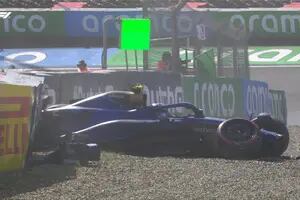 Dos banderas rojas en el final de la clasificación y una pole con suspenso para Verstappen