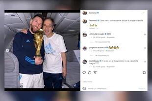 Leo Messi junto a "Marito" (Foto: Instagram @leomessi)