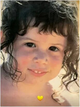 Ricky Sarkany también recordó a su hija Sofía con una foto de ella cuando era pequeña