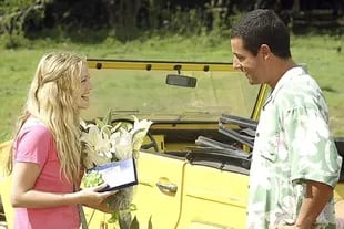 Drew Barrymore y Adam Sandler en Como si fuera la primera vez