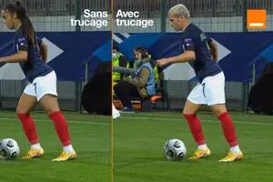 Una publicidad "reemplazó" a las jugadores francesas por los finalistas en Qatar