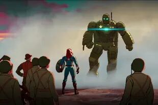 Un Steve Rogers sin superpoderes opera esta nueva versión de Iron Man