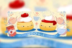 Por qué Google le dedicó su doodle a los scones