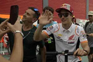 Márquez y Dovizioso ponen la velocidad en la fiesta del MotoGP en Termas
