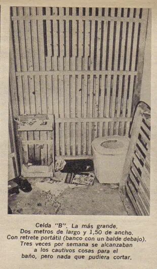 Imagen de una de las celdas de la "cárcel del pueblo".