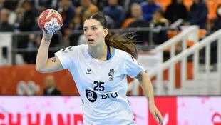 Micaela Casasola, una de las piezas de la selección Argentina handball femenina