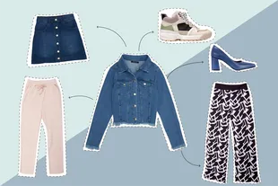 La campera de jean es uno de los comodines más atemporales: vintage o recién estrenada, va perfecto con polleras, pantalones formales o incluso con otra prenda de denim