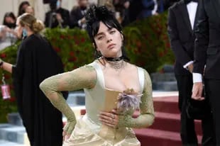 Billie Eilish, true to her style, opted for a Gucci design