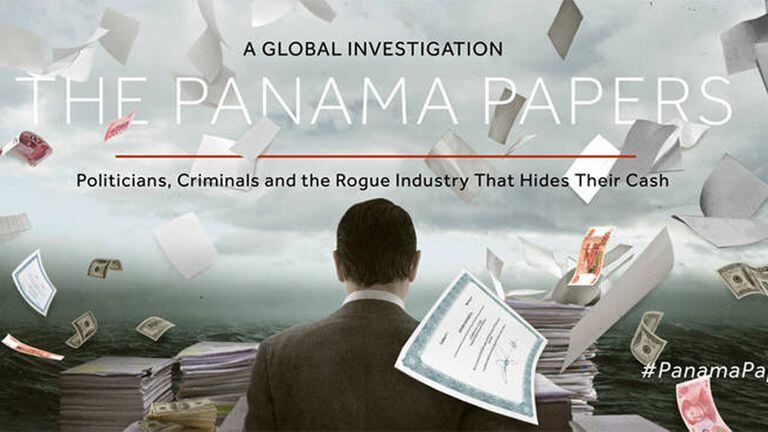 Una captura del sitio dedicado a la investigación Panamá Papers