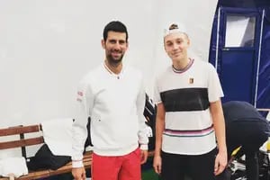 El joven campeón serbio apadrinado por Djokovic y que ya sorprendió con una derecha temible