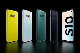 Los colores de la familia Galaxy S10