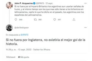 Algunos tuiteros apelaron al humor para responder al influencer Acquaviva