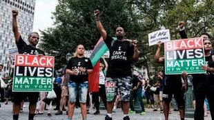 "No puedo respirar" se convirtió en un grito de guerra de activistas de los derechos de los afroamericanos