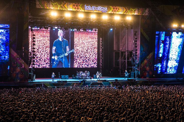Metallica en la edición 2017 de Lollapalooza Argentina