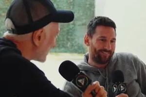 El sorprendente reproche de Messi a Andy Kusnetzoff al final de la entrevista
